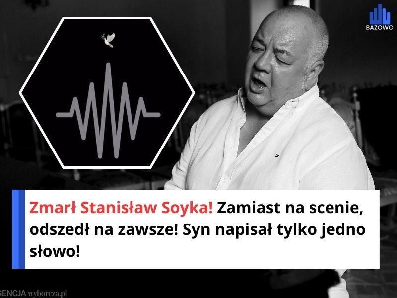 Zmarł Stanisław Soyka! Zamiast na scenie, odszedł na zawsze! Syn napisał tylko jedno słowo!